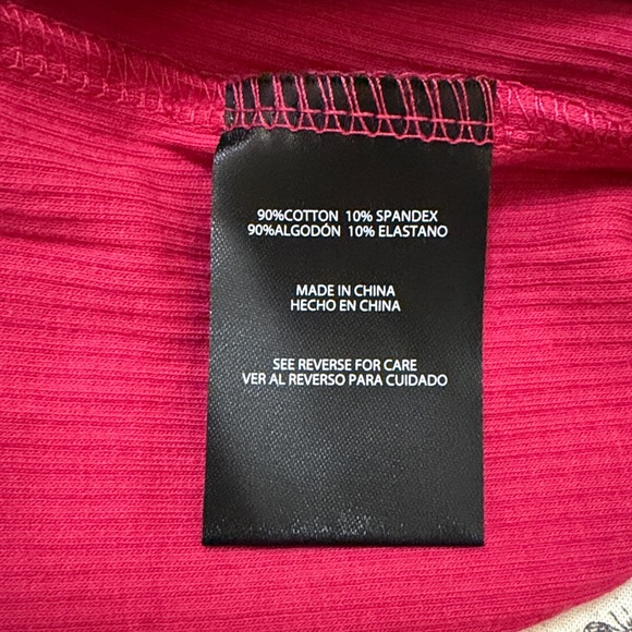 Express Ribbed Tank Top - Raspberry XXL NWT - Picture 6 of 7